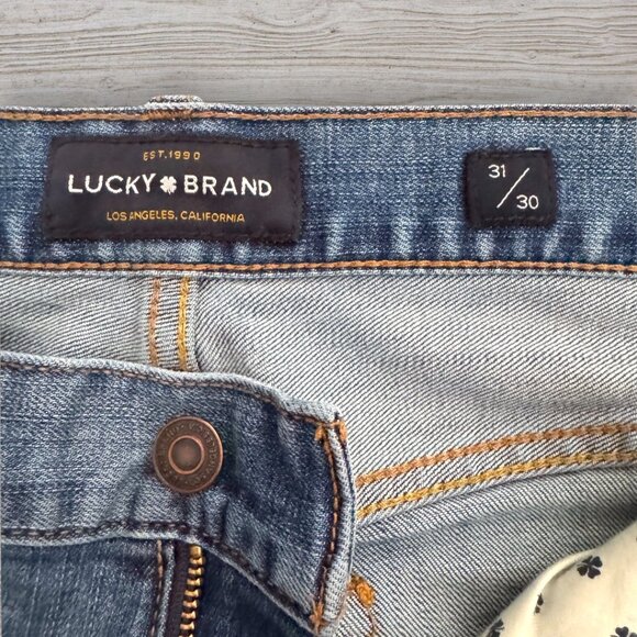 Lucky Brand Mens 181 Anto Relaxed Wash Stretch Denim Straight Jeans 31 x 30 - Picture 6 of 9